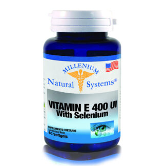 La vitamina E mas selenio, retrasa el proceso de envejecimiento, mantiene la elasticidad de los tejidos y previeer la aparición de enfermedades degenerativas gracias a su capacidad antioxidante