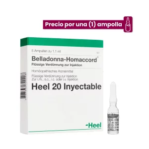 BELLADONA AMP 1.1. HEEL -Medicamento Homeopático