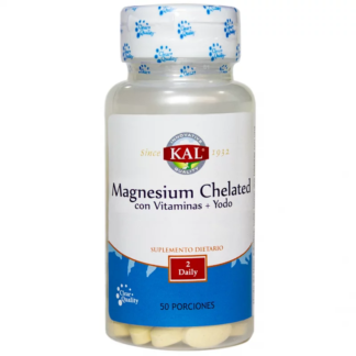 MAGNESIUM CHELATED con Vitaminas y Yodo-Magnesio Quelado