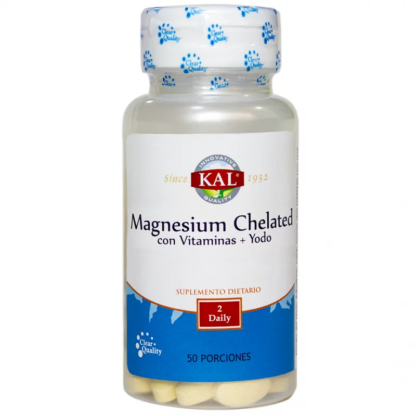 MAGNESIUM CHELATED con Vitaminas y Yodo-Magnesio Quelado