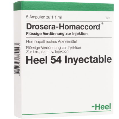 DROSERA AMP 1.1 ML.HEEL -Medicamento Homeopático