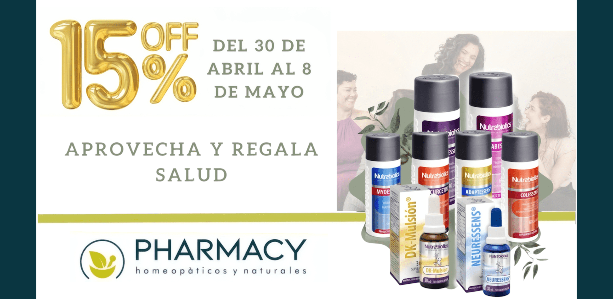 Descuento 15% de descuento en NUTRABIOTICS