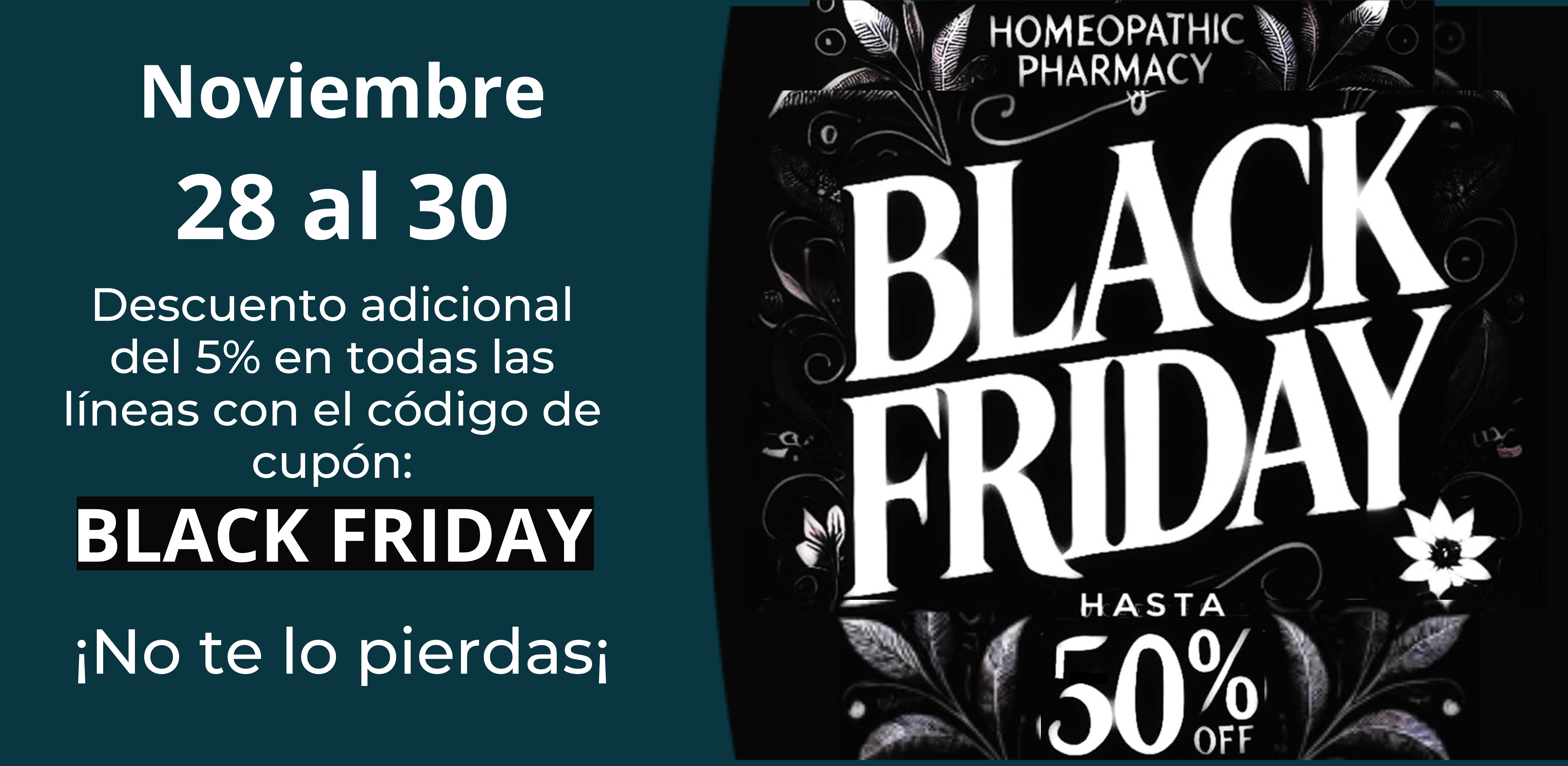 Descuento adicional del 5% en todas las líneas con el código de descuento BLACK FRIDAY (1)