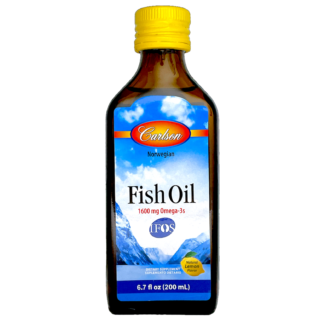 FISH OIL X 200mL X 500mL CARLSON 1600 mg-Omega 3