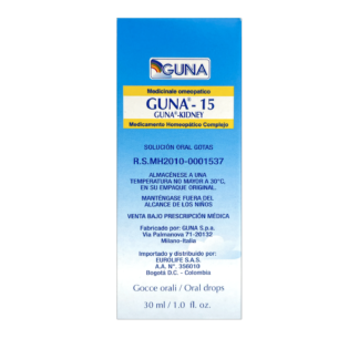 GUNA KIDNEY X 30ML. EUROLIFE -Guna 15