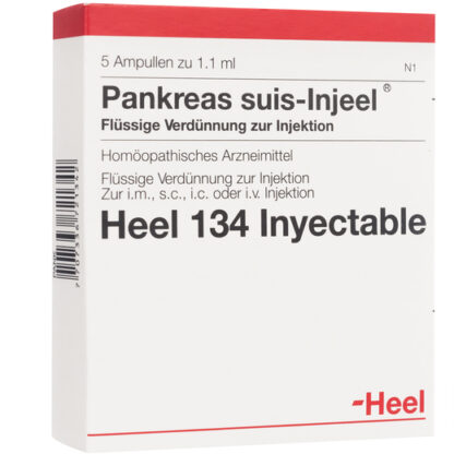 PANKREAS SUIS-INJEEL AMP 1.1ML. HEEL -Medicamento Homeopático