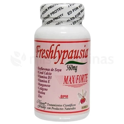 Freshlypausia Max Forte 560 mg Isoflavonas de Soya